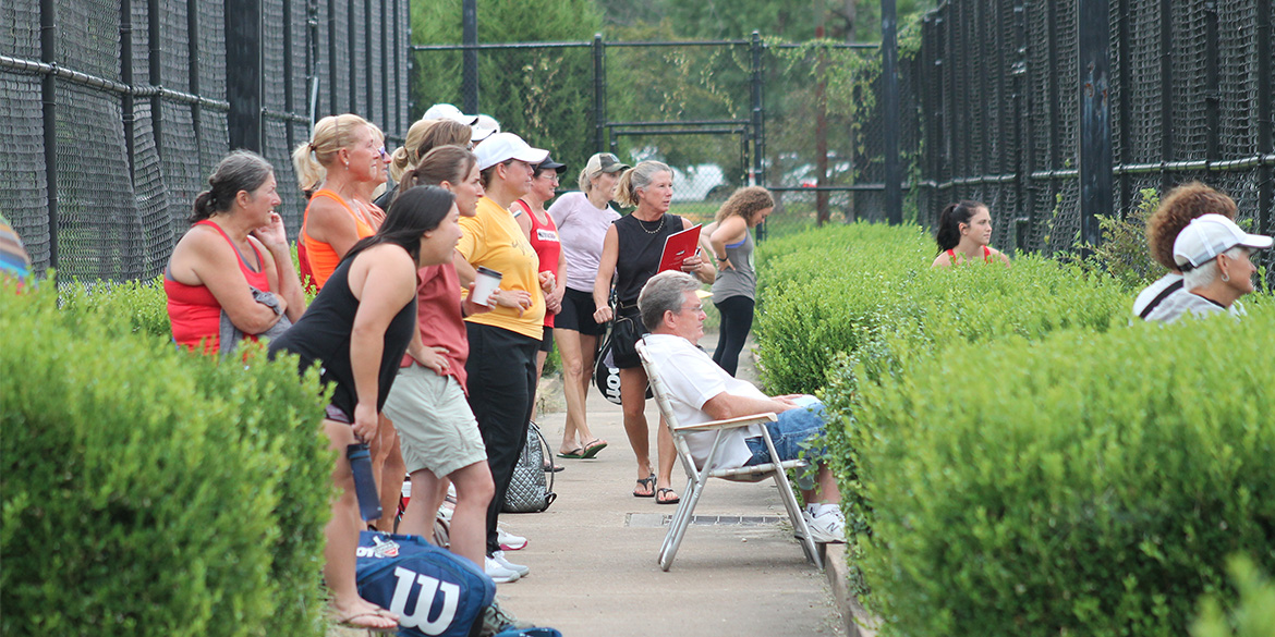 Spectators watching a League match.